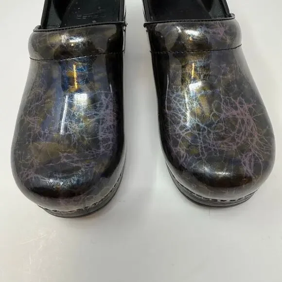 Dansko Professional Clogs Women's 37 Lightning Black Nursing Shoe - Picture 6 of 16